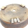 Caramel Stoneware Round Bonsai Pot | Handcrafted | GaloArtworks