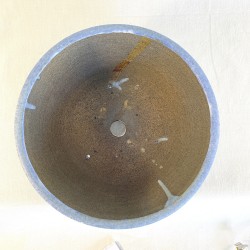Exclusive Bonsai Pot Matte Light Blue Stoneware | Galoartworks.