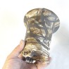 Round Cascade Bonsai Pot Natural Drip Glaze | Galoartworks.