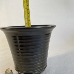 Maceta para Bonsái en Tonos Oscuros con Matices Verdes y Azules