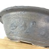 Handcrafted Black Stoneware Round Bonsai Pot | Exclusive | GaloArtworks