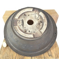 Handcrafted Black Stoneware Round Bonsai Pot | Exclusive | GaloArtworks