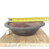 Handcrafted Black Stoneware Round Bonsai Pot | Exclusive | GaloArtworks
