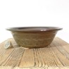 Handcrafted Bungin Style Stoneware Bonsai Pot